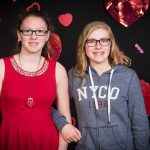 portraits des étudiants de l'école secondaire La Frontalière lors de la St-Valentin