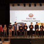 visite des comédiens de la LNI à l'école secondaire La Frontalière