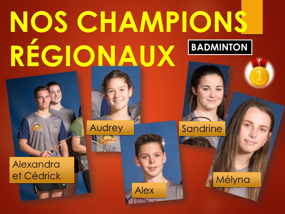 Championnat provincial scolaire de badminton 2019
