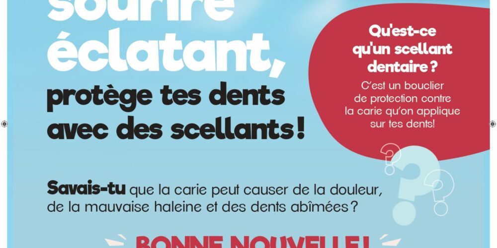 Affiche scellant dentaire
